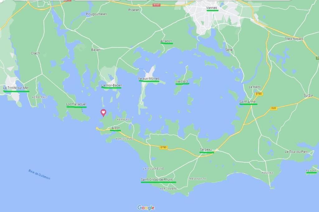 Entre Golfe Et Ocean Villa La Trinité-Surzur Eksteriør billede